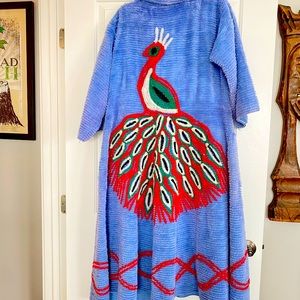 Vintage Peacock Robe Coverup
